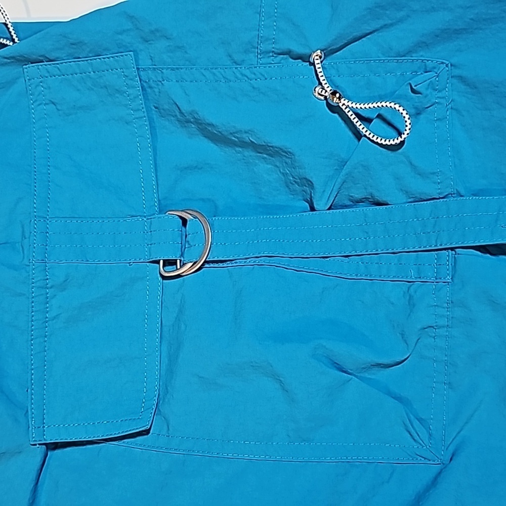 Urban Outfitters BDG Jana Balloon Cargo Parachute Pants Streetwear Blue Medium - Picture 9 of 15